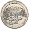США 25 центов 2011 Национальный парк Олимпик
