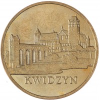 Польша 2 злотых 2007 Квидзын