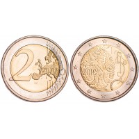 Монета Финляндия 2 евро 2010 150 лет марке