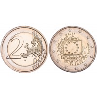 Монета Мальта 2 евро 2015 30 лет Флагу Европы