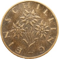 Монета Австрия 1 шиллинг 1978