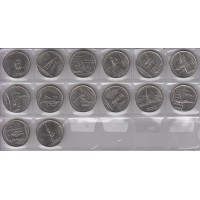 Набор 14 монет серии Города Столицы