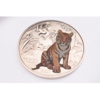 Монета Австрия 3 евро 2017 Тигр