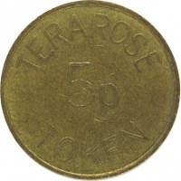 Жетон Великобритания Terarose Token 5p
