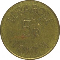 Жетон Великобритания Terarose Token 5p